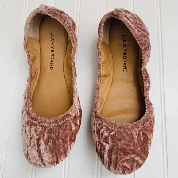 Lucky Brand Velvet Flats - Picture 5 of 6